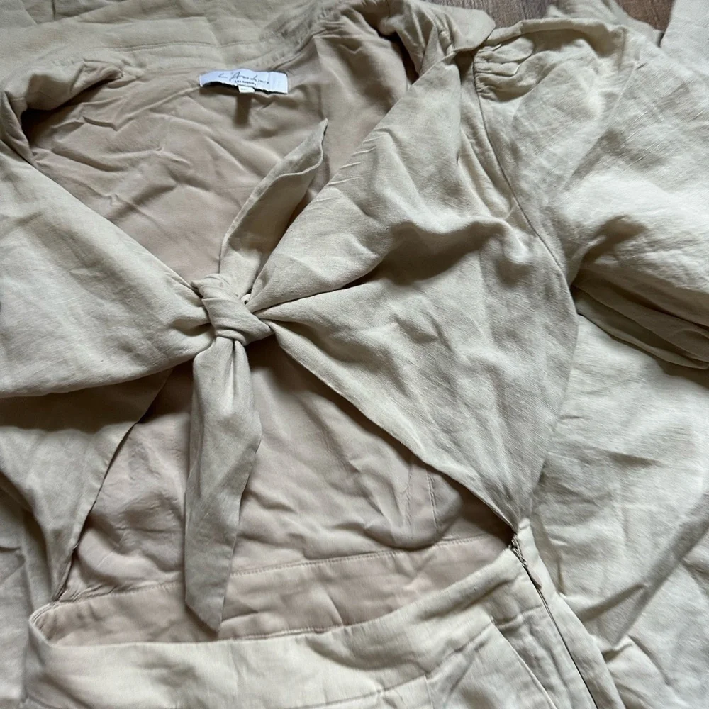 L’ACADEMIE Rocky Jumpsuit In Nude